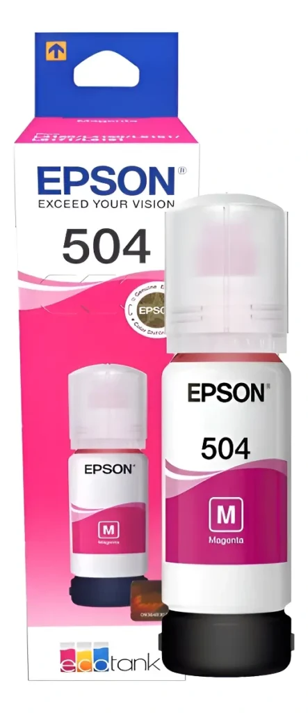 TINTA ROJO MAGENTA EPSON T504